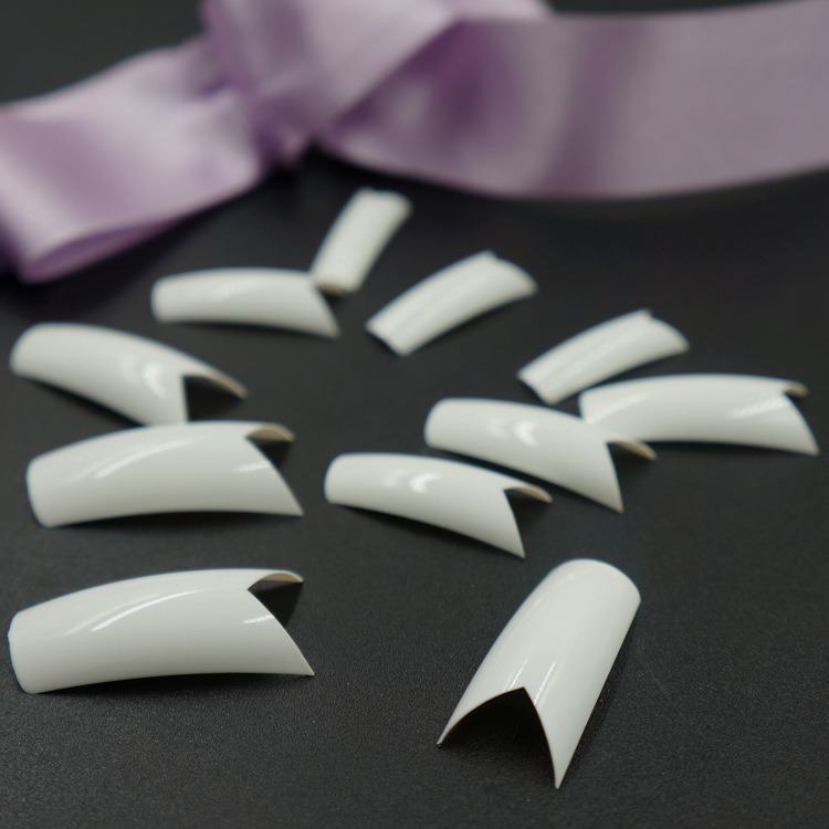 100PCS Plastic Nail Tip Ballet Shape False Nail Art Tips