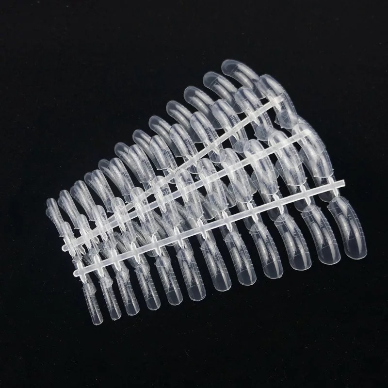 12 Sizes Professional Acrylics Made Dual System Form Nail Tips