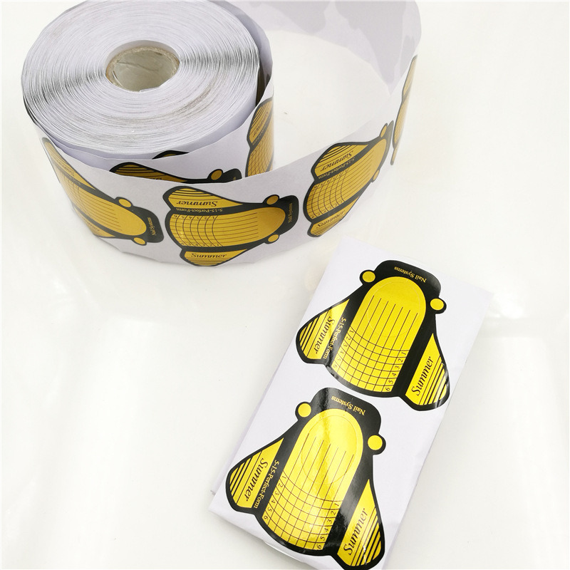 Nail Art Form Acrylic Tip Gel Nails Extension Sticker