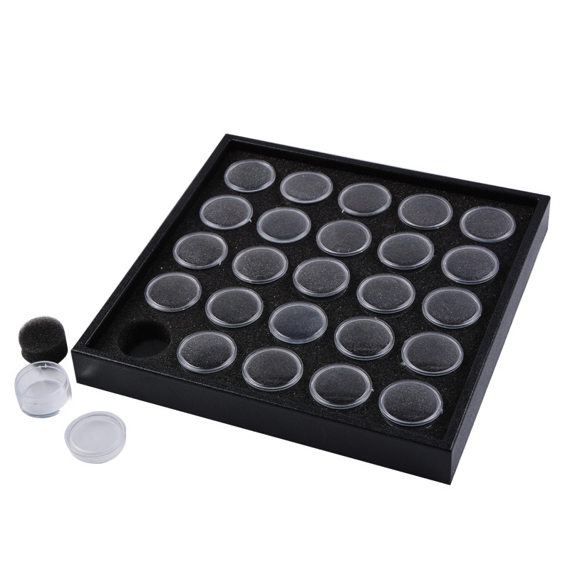 25grids Empty Storage Box Organizer Nail Art Tips Container