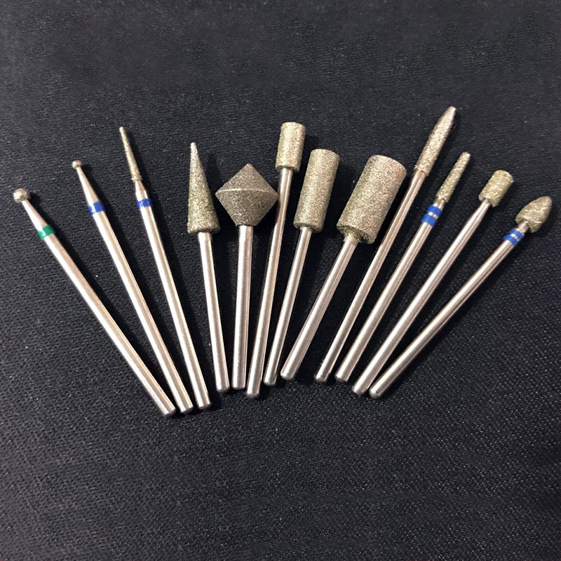 Diamond Nail Drill Bits Cuticle Clean Electric Manicure Machine Accessories