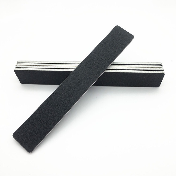 Sanding Sponge Black Emery Board Sandpaper Polish Manicure Tool Accessories