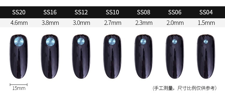 Opal Color Crystal Stones Glass Rhinestones Stones for Nails Art