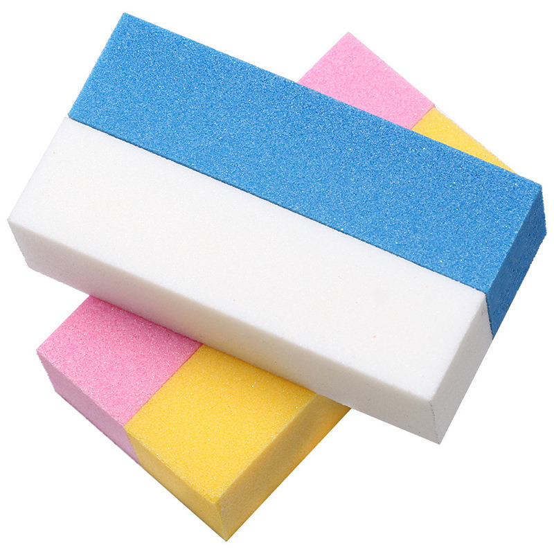 Nail File Buffer Polisher Sanding Block Polished Lime Nail Sponge