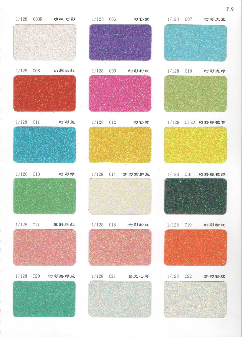 Colorful Nail Art Glitter Powder for Beauty Nail Tips