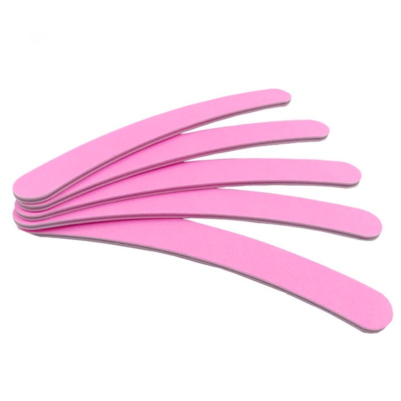 Nail File Banana Buffer 100/180 Colorful Emery Board Polish Care