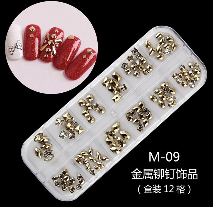 New Multi-Size Nail Rhinestones 3D Decorations Nail Art Decorations