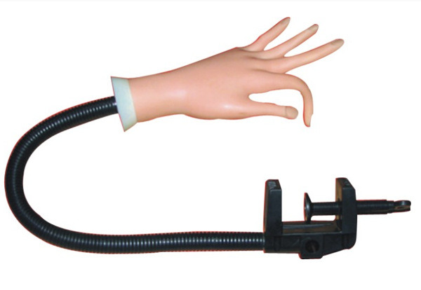 Movable Plastic Hand Professional Nail Trainer Tool Model Hand Practice