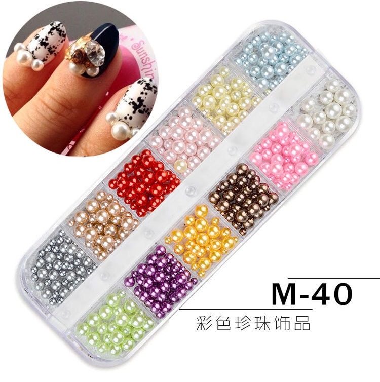 Glitter Sequins Multi-Color Multi-Size Nail Rhinestones Nail Art Decorations