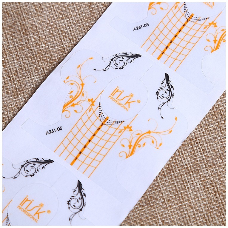 Paper Forms Acrylic UV Gel Tip French Nails Extension Guide