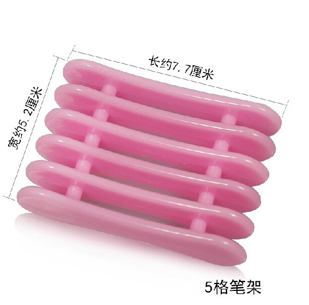 5 Grid Nail Art Penholder Nails Salon Brush Rack Accessory