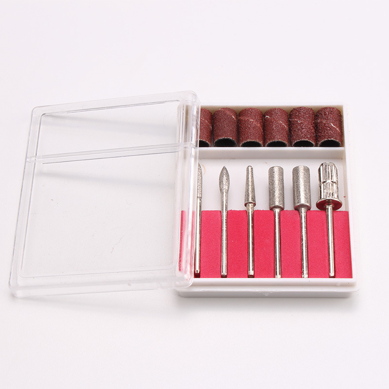 6PCS/Lot Nail Art Electric Drill Bits File Standing Grinding Head