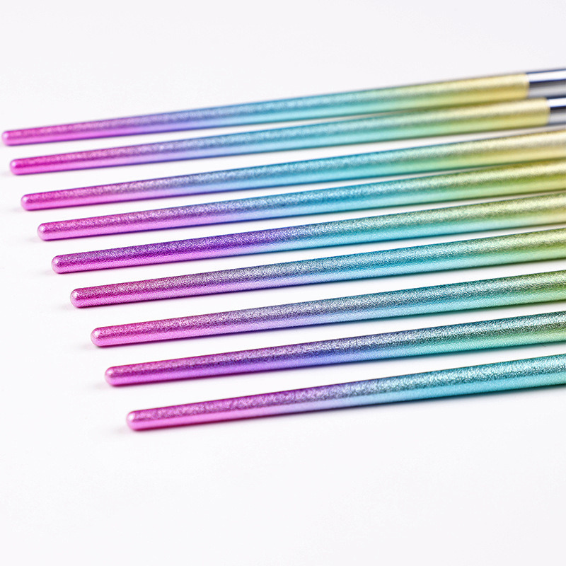 9PCS Flower Painting Brush Set Nail Art Decorations Brush Set