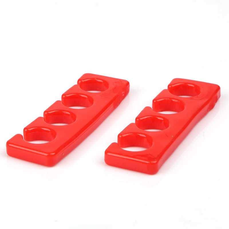 2PCS Soft Silicone Toe Separator Flexible Finge Nail Tool