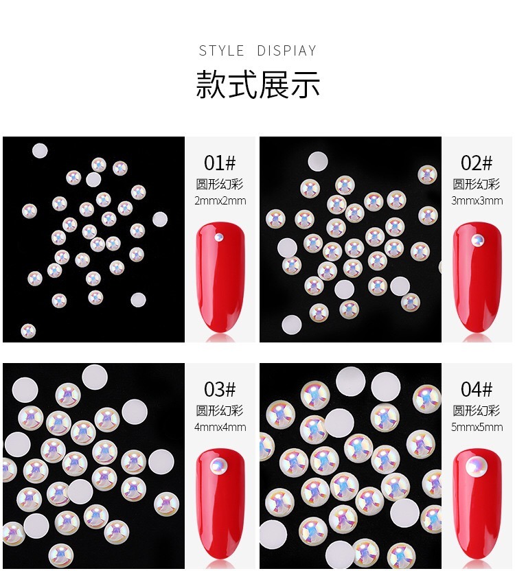 Nail Art Decoration Shinning Nail Art Pearl Nail Jewelry