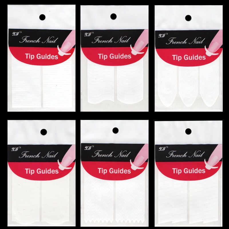 Manicure Nail Art DIY Salon French Guide Nail Stickers