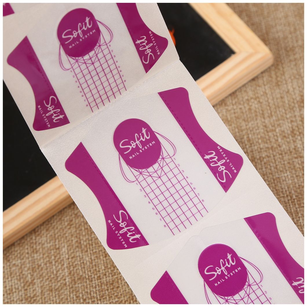 French Nail Form Acrylic UV Gel Nail Extension Nail Sticker