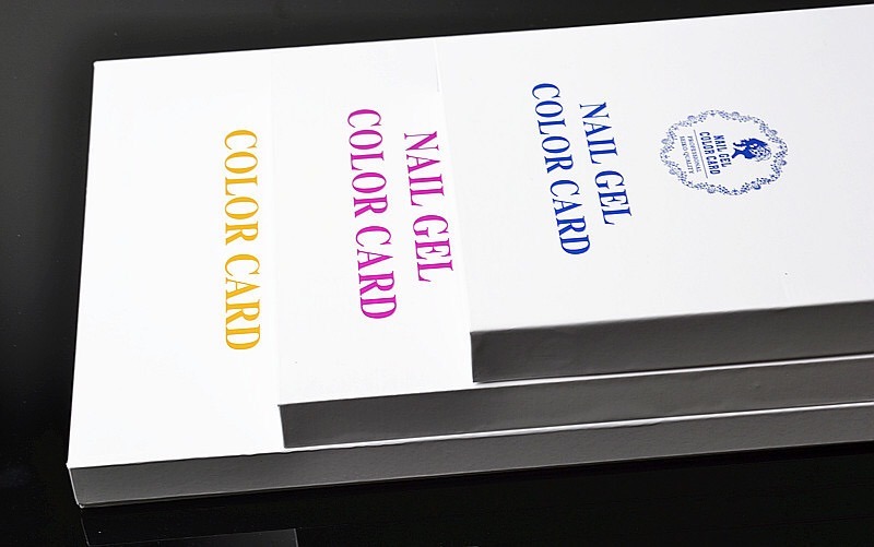 216 Colors Model Nail Gel Polish Color Display Box Book