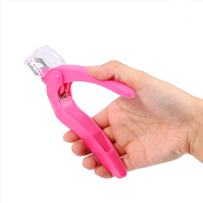 Stainless Steel Head Plastic Handle Nail Clipper Cutter Nail Care