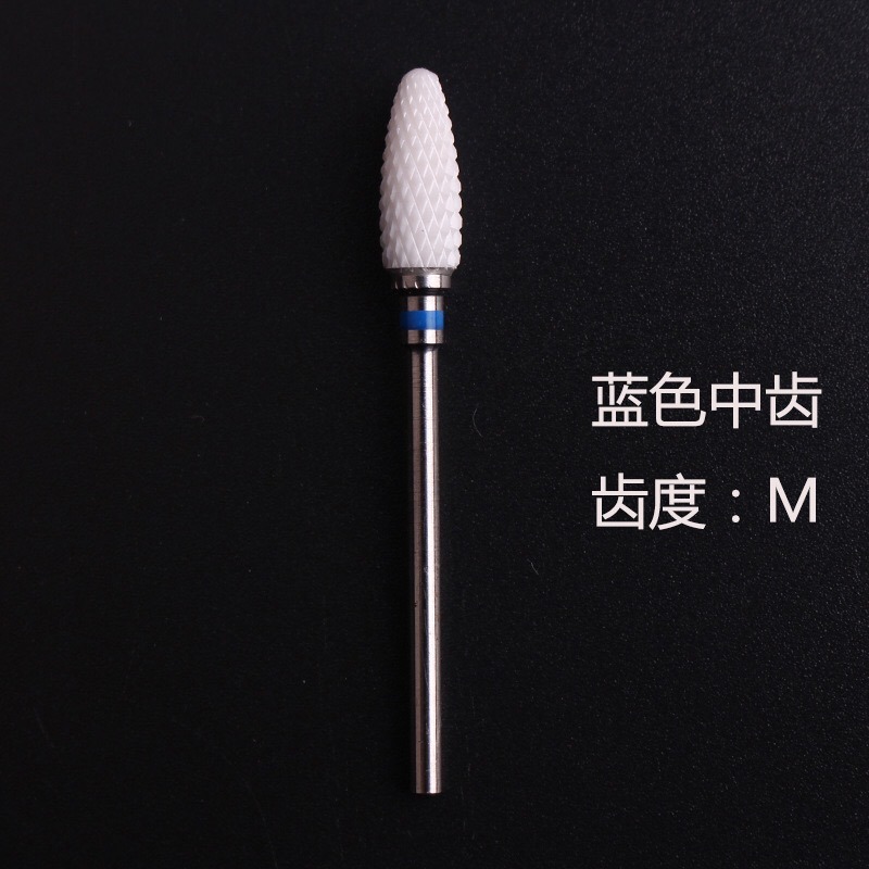 Ceramic Nozzle Nail Drill Bit Milling Cutter Nail Electric Drill