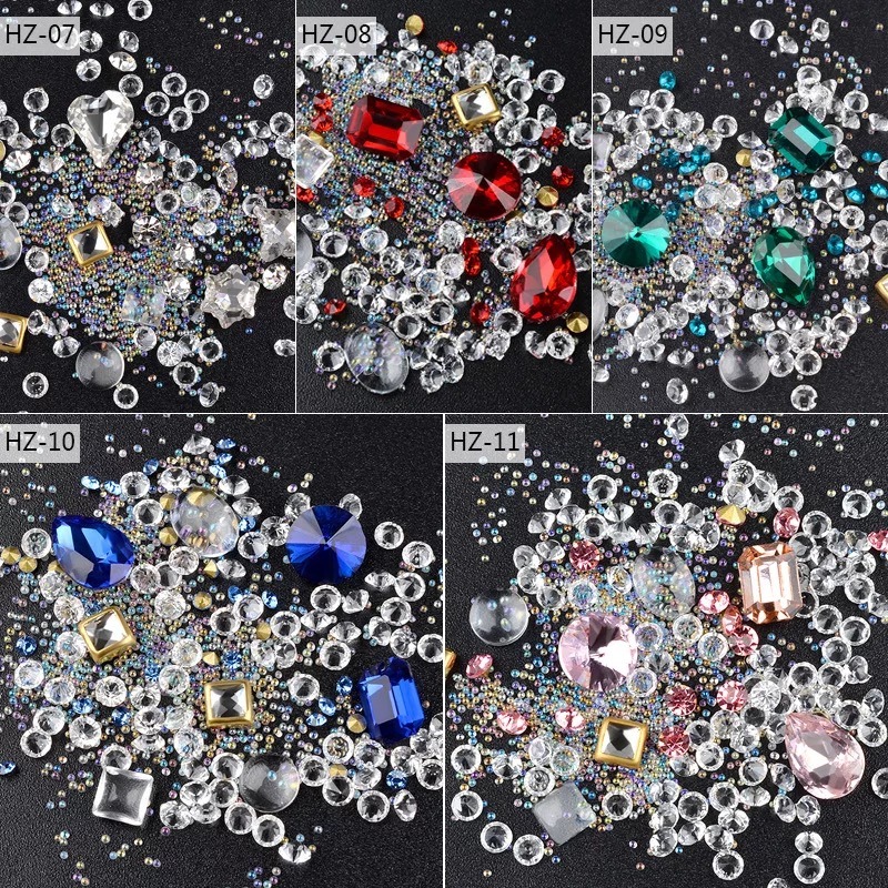 Mixed Nail Jewelry Diamond for Nail Art Decorations