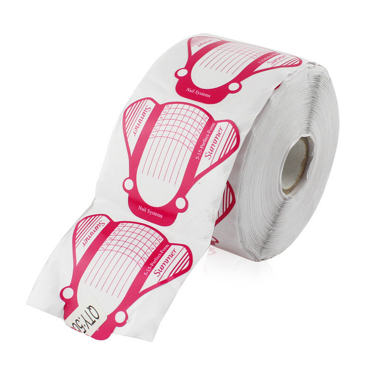 Nail Art Form Acrylic Tip Gel Nails Extension Sticker