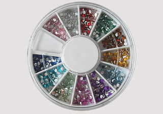 Nail Beauty Crystal Stone in Wheel
