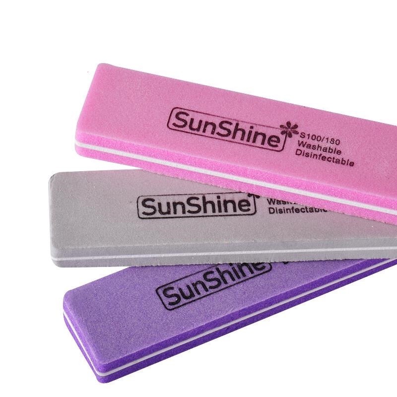 Soft Sponge Nail Art Tips Buffer Double Side Nail File Buffing