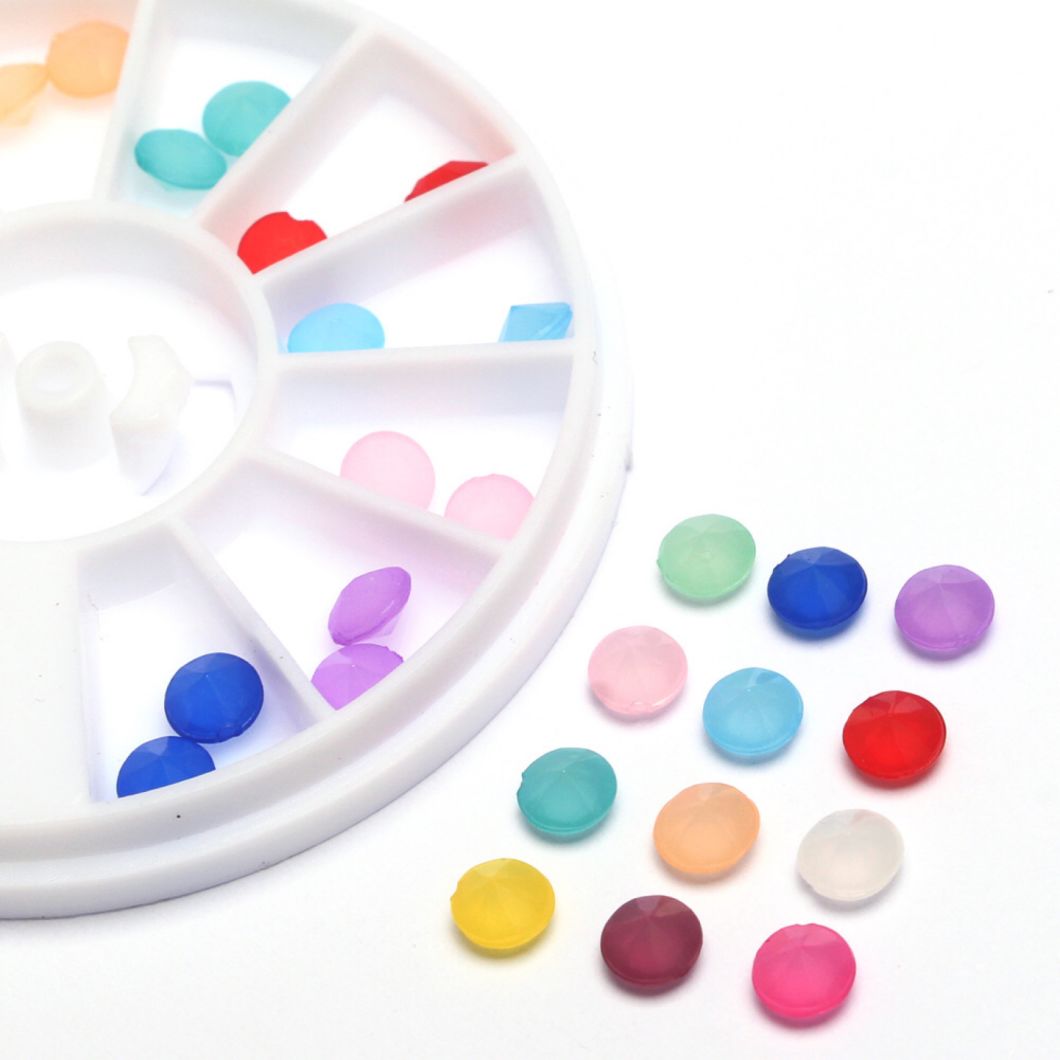 1 Box Colorful Nail Stones for Nails Art Decoration Accessories