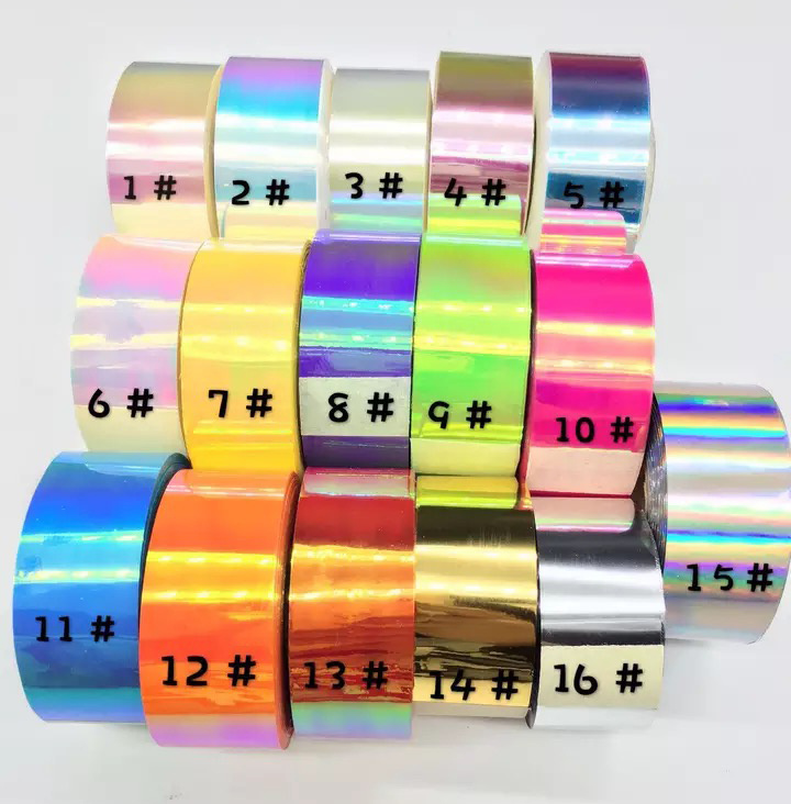 Nail Art Mirror Foil Sticker Nail Polish Wrap Nail Decorations