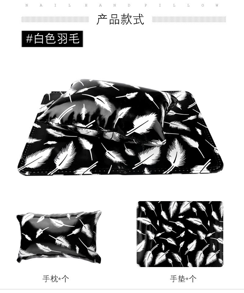 Detachable Pad Cushion Nail Art Soft Pillow Arm Rest Set