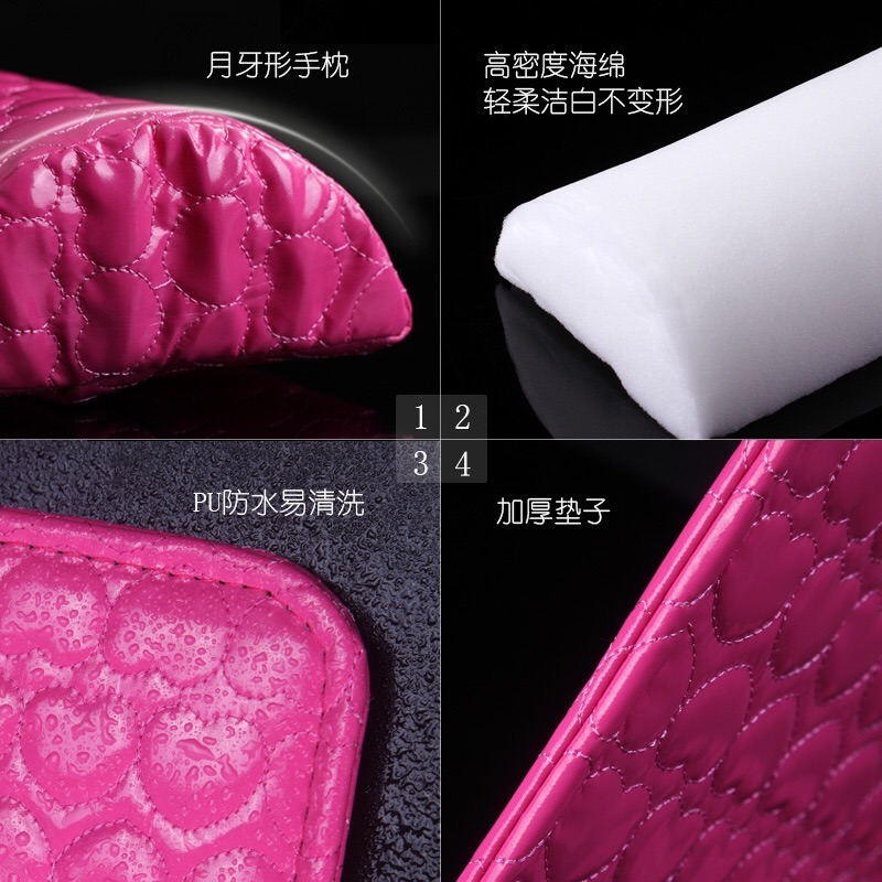 Cushion Holder Soft PU Leather Arm Pillow with Table Cover