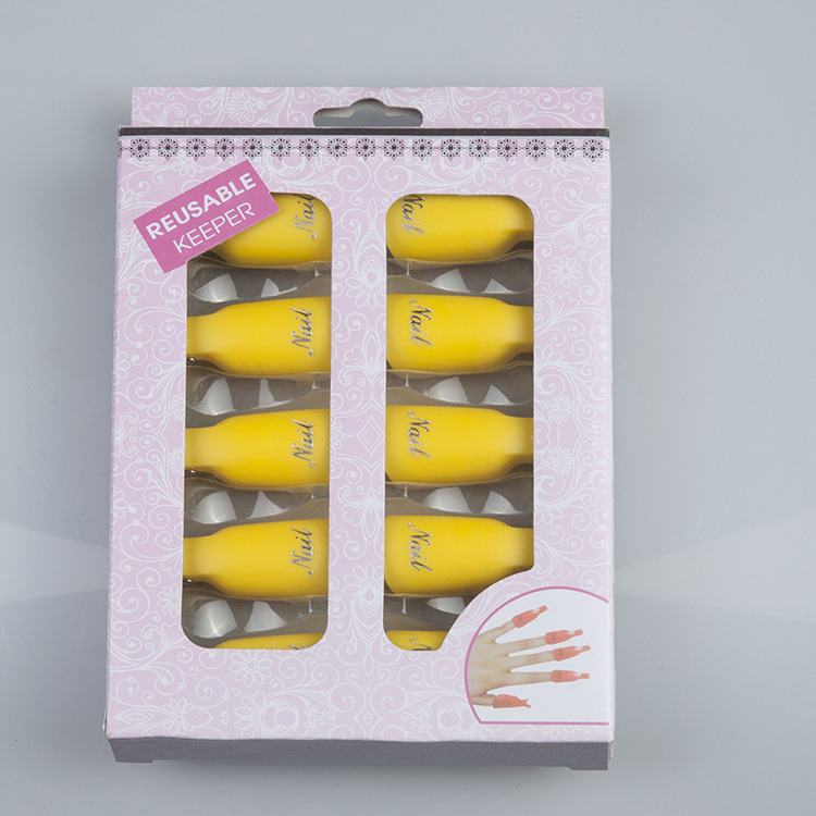 Plastic Nail Art Soak off Cap Clip Polish Remover Wrap