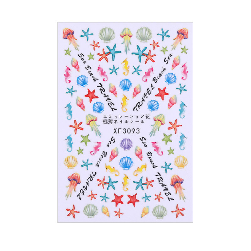 Ocean Style Nail Sticker Nail Beauty Nail Art Manicure Tool