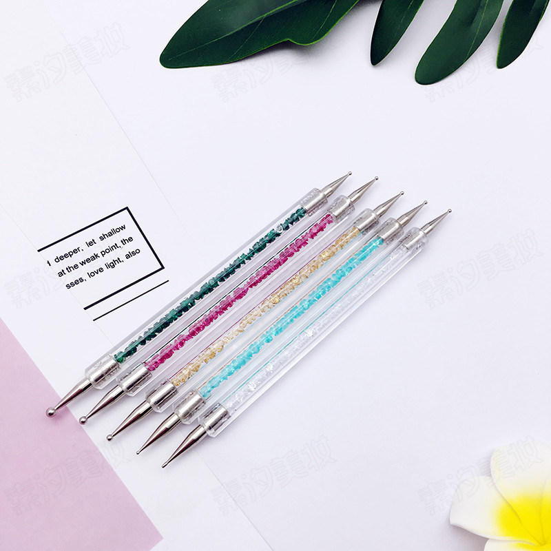 Nail Art Dotting Pen Acrylic UV Gel Painting Dotting Brush