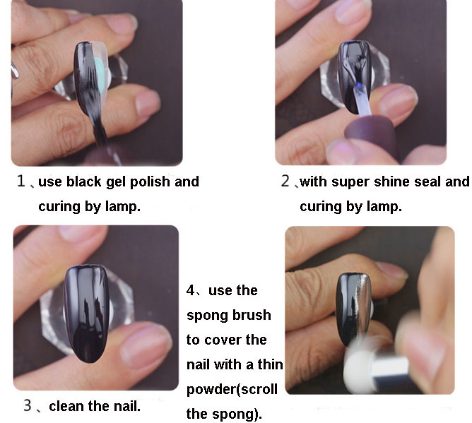 Nail Pigment Nail Art Chrome Powder Manicure Mirror Powder Set