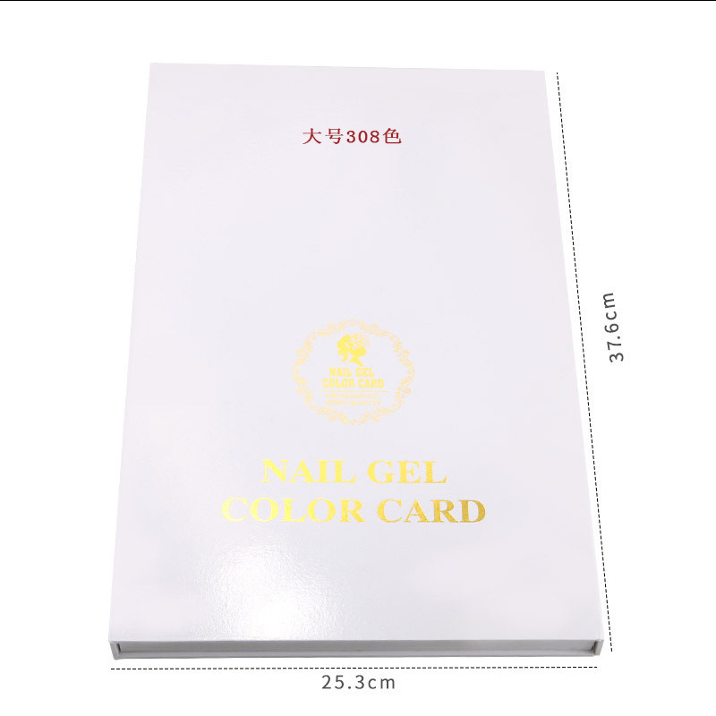 Nail Gel Color Card Chart Nail Polish Display Box