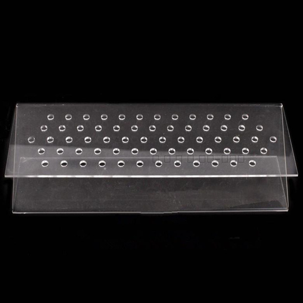 64 Holes Nail Tip Display Board Nail Art Display Stand