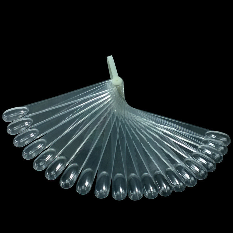 Fan-Shaped Nail Polish Color Display Natural Chart Color Display