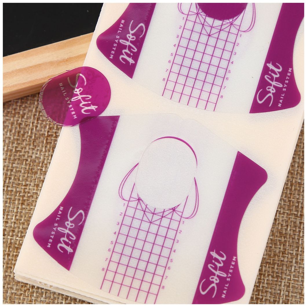 French Nail Form Acrylic UV Gel Nail Extension Nail Sticker