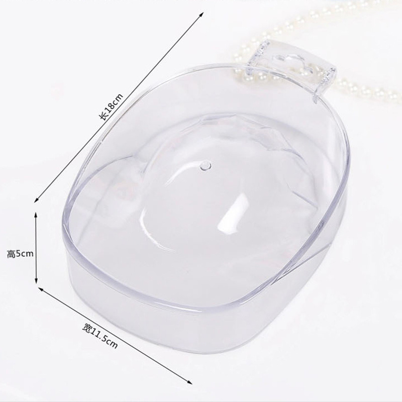 Nail Art Hand Wash Remover Soak Plastic Bowl Nail Manicure