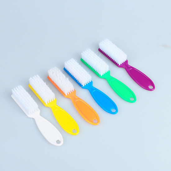 Nail Brush Cleaning Remove Dust Powder Plastic Cleaner Nail Art