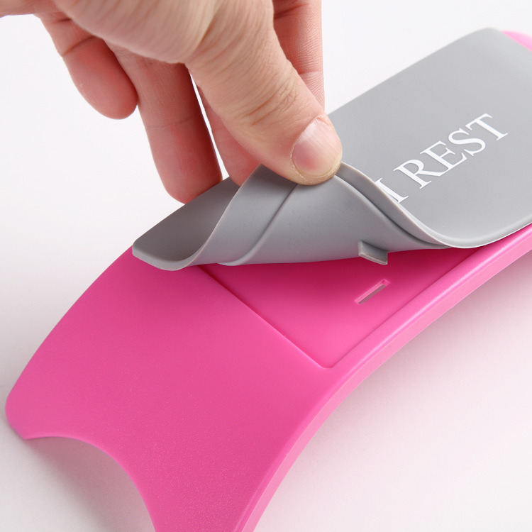 Comfortable Plastic & Silicone Nail Art Arm Rest Arm Pillow Set