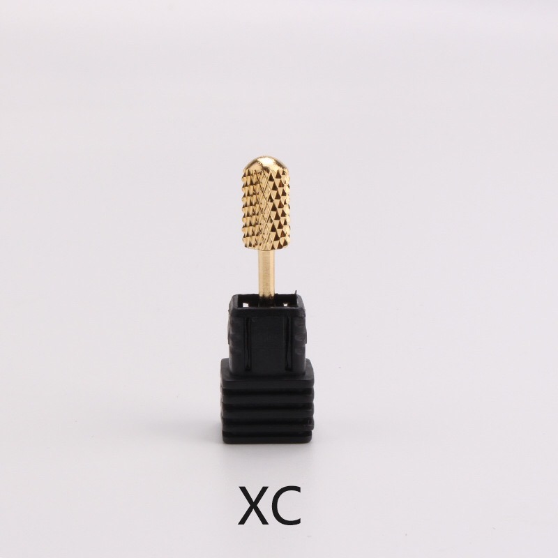 Gold Nail Drill Bit Burr Cutter Manicure Nail Art Tools