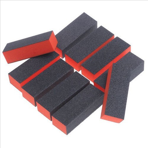 Polishing Sanding Sponge Buffing Nail Art Black Block Buffer