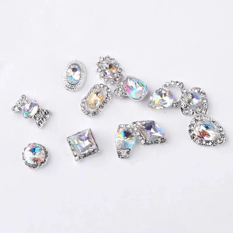 Shiny Nail Rhinestone Crystal Glitter Diamond Jewelry Nail Art Decoration