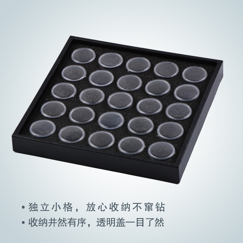 25grids Empty Storage Box Organizer Nail Art Tips Container