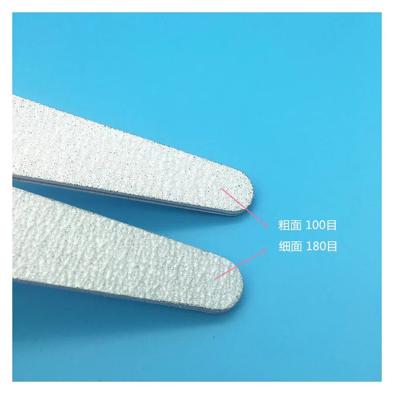 Grey Zebra Nail Files Emery Board for Nail Polish