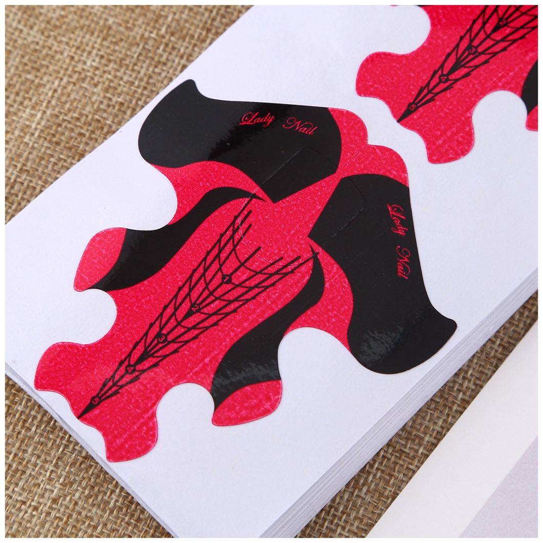 Self Adhesive Nail Forms for UV Gel Nail Tips Extension