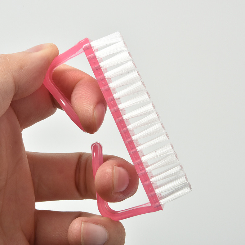 Nail Clean Brush Tool File Manicure Pedicure Soft Nail Brush